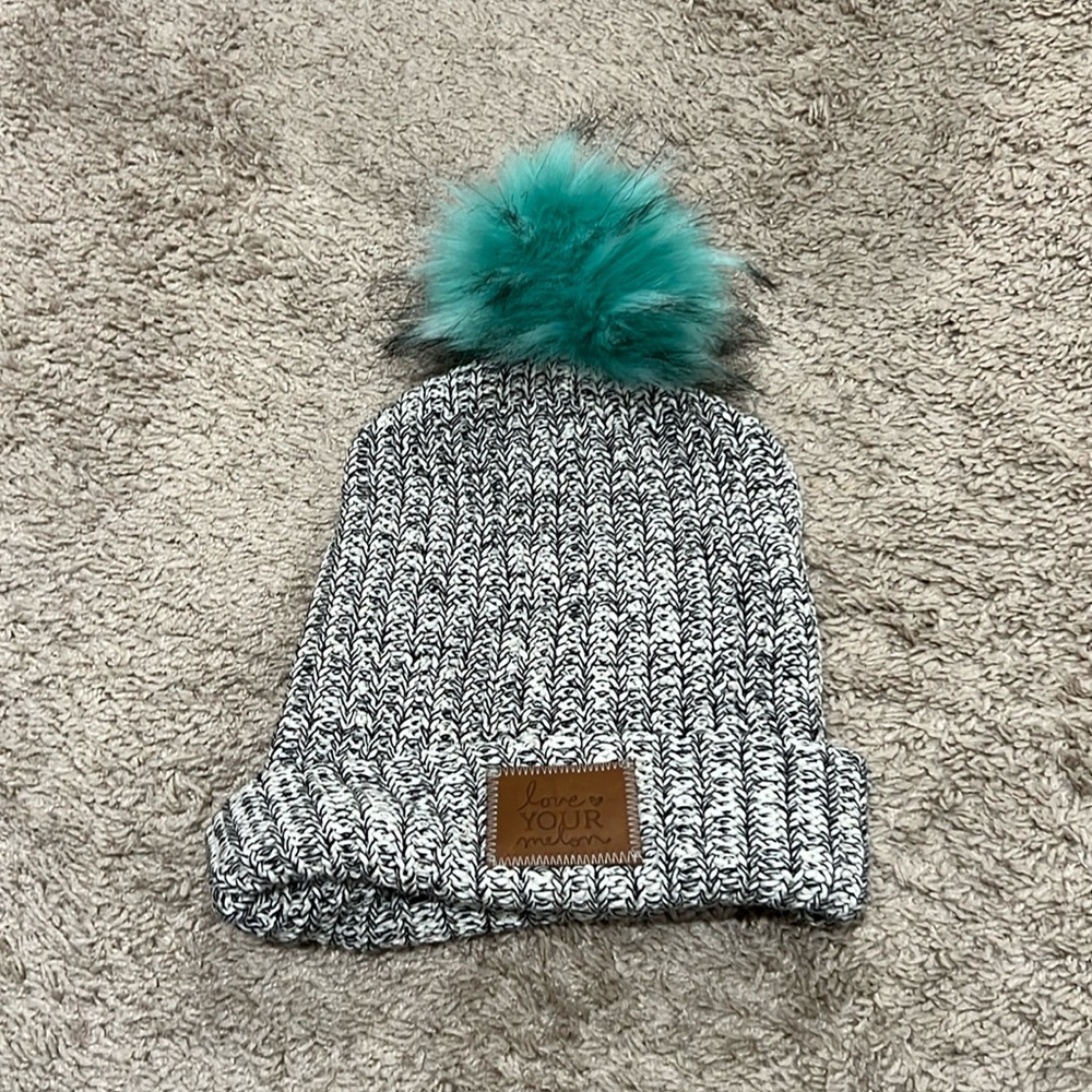 Love Your Melon Pom Beanie